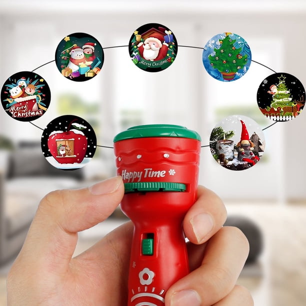 Projecteur Lampe Torche Enfant Baoqifong - Avec 15 Disques Et 120 Motifs - Jouet éducatif Pour Apprentissage Et Histoires - Dès 18 Mois