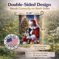 thumbnail image 3 of Greater Swiss Mountain Dog and Santa Claus Garden Flag, 3 of 7