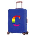 thumbnail image 1 of Luggage Covers Travel Accessories Suitcase Cover Protector Reusable Washable 18-32inch Rainbow Letter Printed Pattern Series 8rainbow C M, 1 of 6