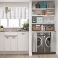 thumbnail image 5 of LALILO Kitchen Curtains and Valances Set of 3 36" Succulents Window Treatment Tiers for Window Decor, 5 of 5