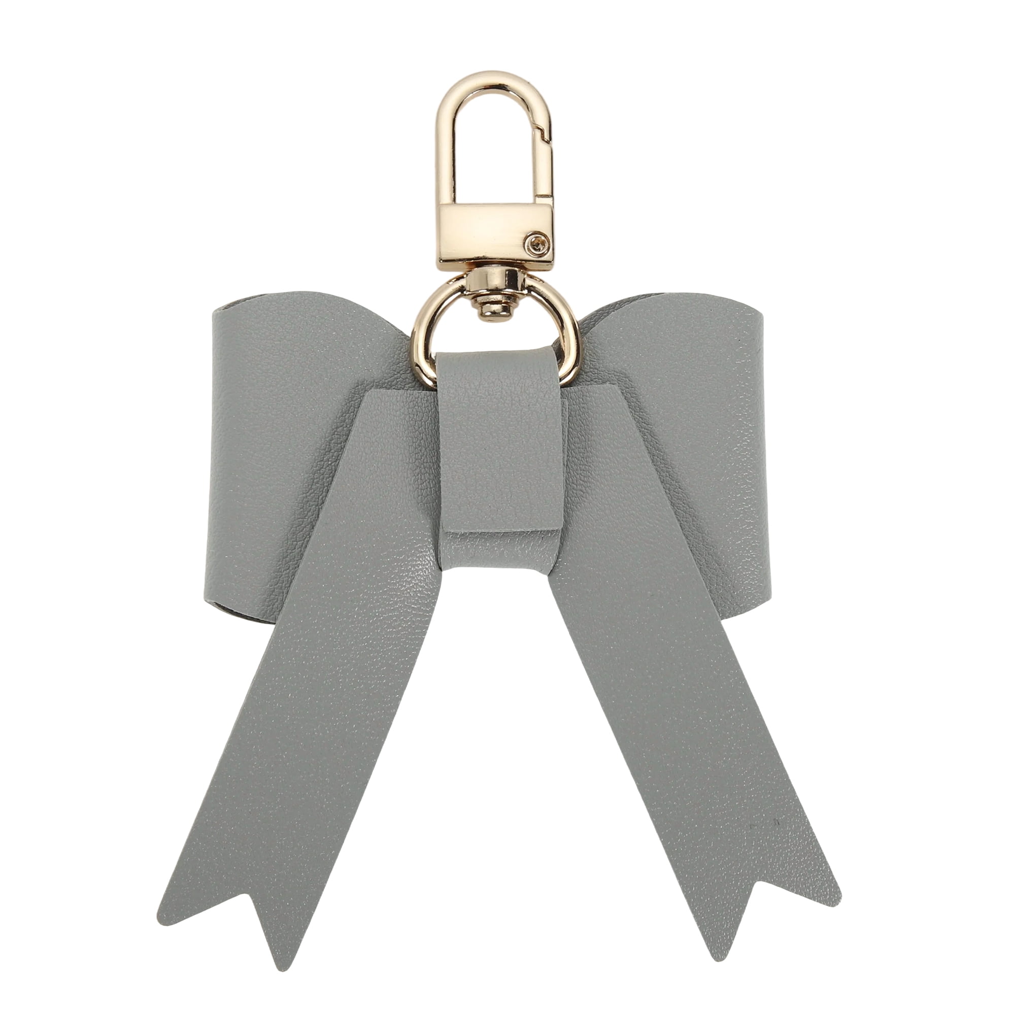 Unique Bargains Colorful Bow Handbag Charms for Gifts And Accessories Light Gray