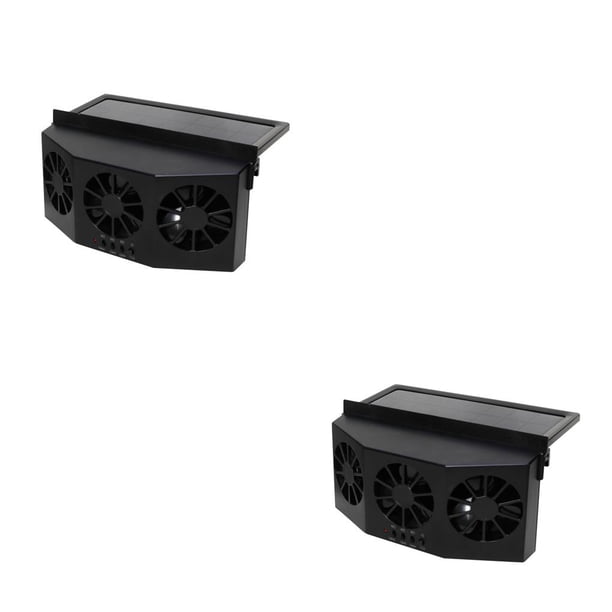 Riwesomey Ventilador de escape solar para automóvil Sistema de enfriamiento que promueve la circulación de aire Ventilador eléctrico eficiente para Type1 Riwesomey CBP593365