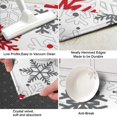 thumbnail image 3 of White Christmas Snowflake Pattern Kitchen Rug Mat,Kitchen Runner Rugs Non Skid Washable,Decorative Kitchen Floor Mats for Kitchen,Sink,Laundry,17"X47", 3 of 5
