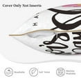 thumbnail image 5 of KLL Happy Mother's Day (3) Decorative Throw Pillow Covers Velvet Soft for Couch Sofa Bedroom Living Room Outdoor - 18"x18", 5 of 8