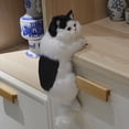 thumbnail image 3 of Simulation Furry Hanging Cat Plush Hanging Kitten Toy Home Decor, 3 of 9