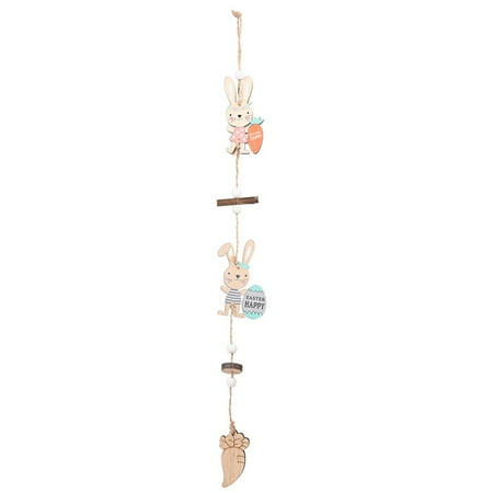 

Veki For Easter Home Hanging Wooden Pendant Decoration Gifts Mini Room Decoration Home Decor Things to Hang in Your Car Mirror