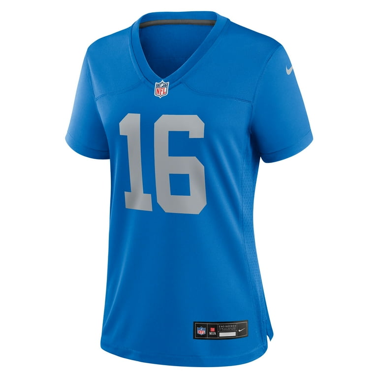 売れ筋商品|||ナイキ カットソー トップス レディース Women's Jared Goff Detroit Lions 2nd Alternate Game Jersey Blue Women's Nike Jared Goff Blue Detroit Lions Alternate Game