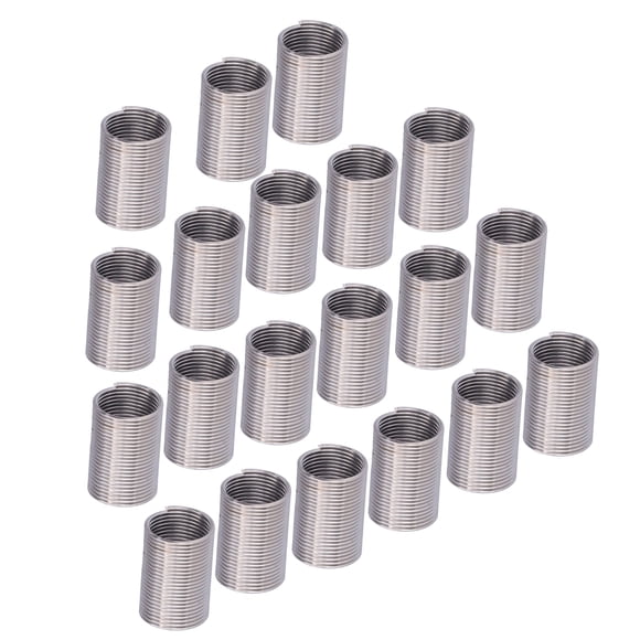 20Pcs Wire Thread Insert, Thread Socket Set Screw Bushing Spiral Circle Extension Tool Professional Durable For Industrial Supplies 2.5D