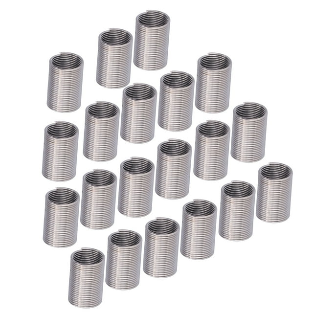 Screw Bushing, Thread Sheath Spiral Circle Extension Tool Professional 20Pcs Wire Thread Insert For Industrial Supplies 2.5D
