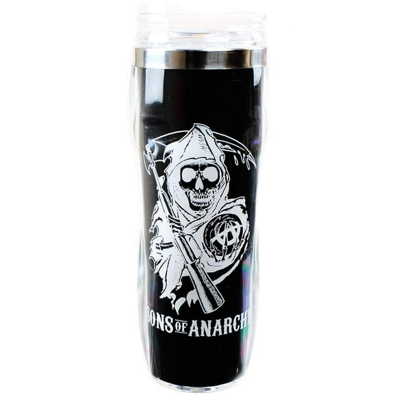 Taza de viaje JUST FUNKY Sons of Anarchy Reverse Logo 500 ml