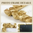 thumbnail image 7 of Vintage Gold Picture Frame 6 x 4 inch, Gold Ornate Leaf Textured Hand-Crafted Resin with Glass Front Antique Photo Frame for Home Hotel Decor Table Top Jewelry Display Shooting Photo Props, 7 of 7