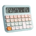 thumbnail image 2 of Dosaele Battery Operated Desktop Calculator - Voice/Silent  12 Digits Square Buttons  Large LCD Display  Portable Student Finance Calculator Office Supplies, 2 of 7
