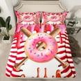 thumbnail image 2 of Castle Fairy Female Men Baseball Gamer 4pcs Bed Sheets,Dessert Donut King Sheets,Sport Theme Super Cozy Sheet Set,Lightweight Room Decor, 2 of 7