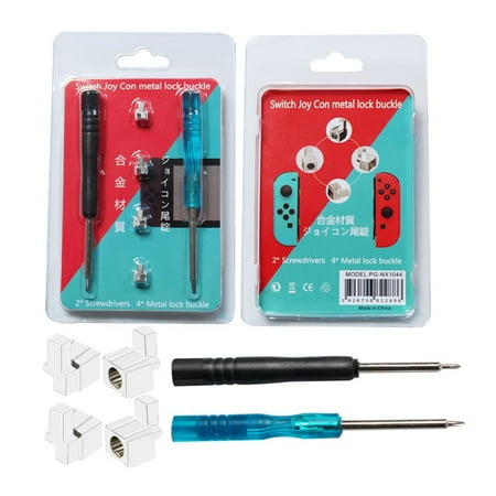 - Metal Lock Buckles Repair Tool Kit for Nintendo Switch NS Joy Con With Screwdrivers