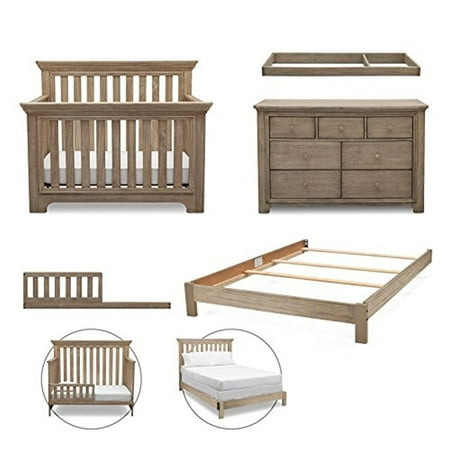 Simmons Kids Langley 5 Piece Nursery Furniture Set Convertible Crib Simmons Kids Langley 5 Piece Nursery Furniture Set Convertible Crib Dresser Changing