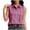 *1-Hot Pink, variant on Women's Gingham Button Down Collared Shirt,Plaid Roll Up Sleeve Blouse For Women,Ladies Summer Office Work Top with Pockets,Red,S-2XL