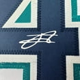 thumbnail image 2 of Framed Facsimile Autographed Julio Rodriguez 35x39 Seattle White Reprint Laser Auto Baseball Jersey, 2 of 2