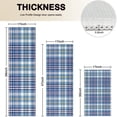 thumbnail image 4 of Blue White and Yellow Checkered Pattern Kitchen Rugs Sets Of 3,Kitchen Runner Rugs Non Skid Washable,Decorative Kitchen Floor Mats for Kitchen,Sink,Laundry,17"x30"+ 17"x47" + 17"x59", 4 of 6