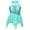 Turquoise, variant on iiniim Kids Girls' Halter Sequined Lyrical Dance Tutu Dress Irregular Latin Ballet Dancewear