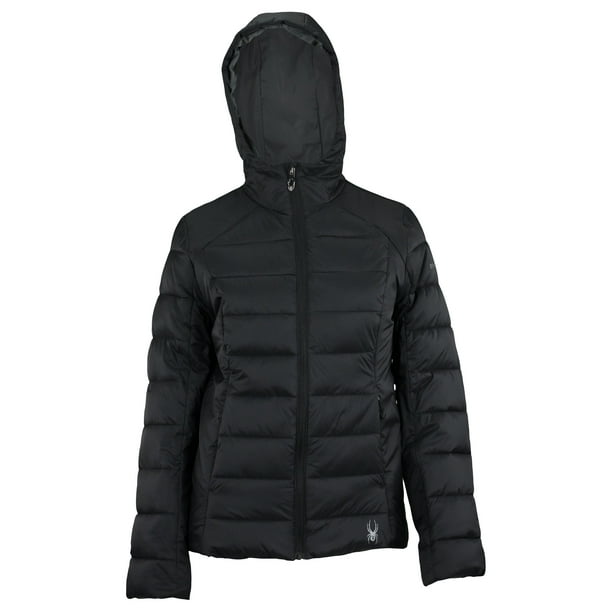 Spyder Women's Clara Short Puffer Jacket, Black - Walmart.com