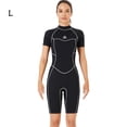 thumbnail image 2 of DIVE SAIL Traje de buceo 3MM Pantalones cortos de manga corta resistentes al desgaste Traje de neopreno Servicio prolongado Sensación de cuerpo fresco Accesorio de surf hembra negro L Scienceny OD019360-04, 2 of 7