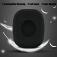 thumbnail image 1 of Almohadillas De Espuma Para Auriculares, 1 Par De Almohadillas Negras De Espuma Para Auriculares, Con Almohadillas Cuadradas Para Form2 2i LC8200, 1 of 7