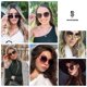 thumbnail image 3 of Gafas de sol SOJOS con lentes planas espejadas para mujer SJ1085, 3 of 6