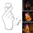 thumbnail image 3 of Lámpara de con corazón, letrero de , luces decorativas para decoración de Bar de vacaciones, recuerdo Salvador Muestra de la lámpara de neón, 3 of 9