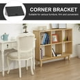 thumbnail image 4 of SHISUYAN 100pcs Corner Braces Gusset Bracket Fastener Durable Shelf Cabinet Angle Bracket, 4 of 8