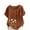Coffee, variant on Sexlip Womens Swimsuit Set Floral Embroidery Cover Up Design Asymmetric Hem 3/4 Sleeve Loose Silhouette Soft Fabric for Summer Water Activities Brown XXXL