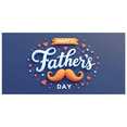 thumbnail image 2 of Colorful Design Happy Father's Day Decorative Banner with Mustache and Hearts for Holiday Celebration Indoor Decoration Photo Shoot, 2 of 8