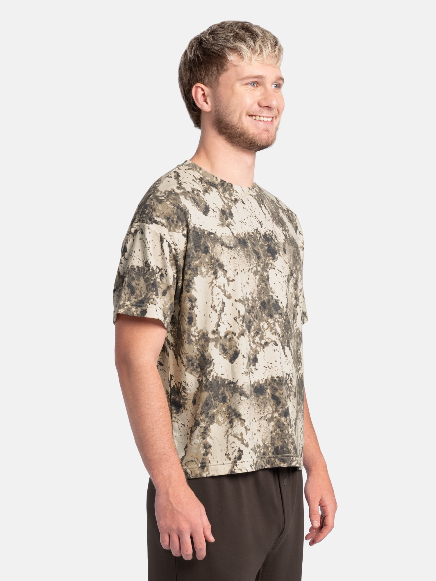 Fruit of the Loom Men’s Pajama Sleep French Terry T‑Shirt, S‑2XL