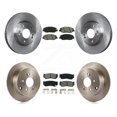 thumbnail image 1 of Transit Auto Front Rear Disc Brake Rotors and Semi-Metallic Pads Kit for Car 2007-2009 Hyundai Santa Fe K8S-101371, 1 of 11