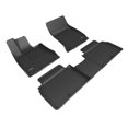 thumbnail image 1 of Tapis 3D L1GS01001509 KAGU; Ajustement Personnalisé; Bord Surélevé; Noir; Caoutchouc Thermoplastique à Texture en Fibre de Carbone; 3 Pcs; avec Couche Inférieure Antidérapante MAXpider, 1 of 6