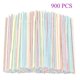 thumbnail image 1 of Pajitas desechables de plástico de 900 piezas para fiestas/bares/tiendas de bebidas/hogar S, 1 of 2