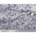 thumbnail image 2 of Soimoi Polyester Crepe Fabric Crossbone & Skull Halloween Printed Craft Fabric by The Yard 52 Inch Wide, 2 of 3