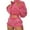 Pink, variant on LYXSSBYX 2 Piece Outfit for Women Women's Set 2 Piece Long Sleeve Pullover Blouse Tops and Pants Sets