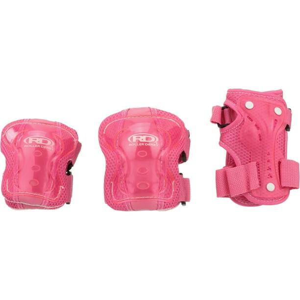 Roller Derby¬Æ Girls Youth Protective Wrist, Elbow, & Knee Pad Set 6 pc Pack