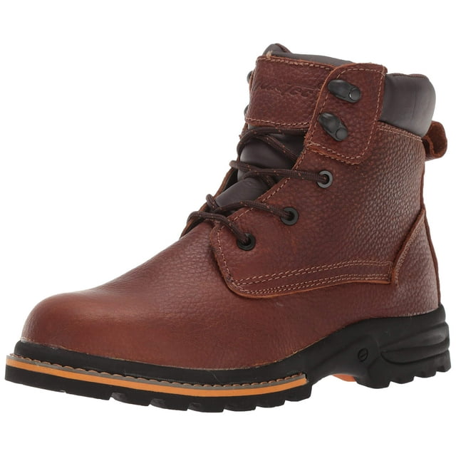 Adtec Men's 6" Work Boot, Oiled Leather, Oil Resistant Contruction Boot, Brown, 8.5 W US