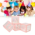 thumbnail image 1 of Globo De Propuesta 4PCS Letras Transparentes Decoración De Regalo, 1 of 7