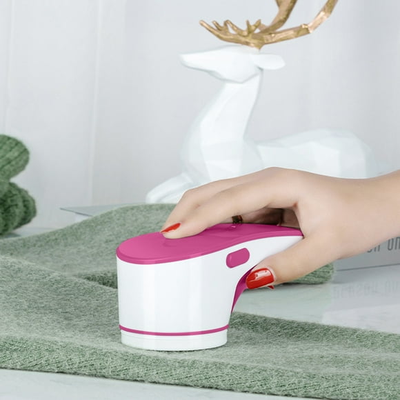 Rasoir à Peluches USB, Rasoir à Tissu, Anti-Bouloches, Élimination Rapide et Efficace des Vêtements, Draps et Autres Tissus, 3 Lames en Acier Inoxydable