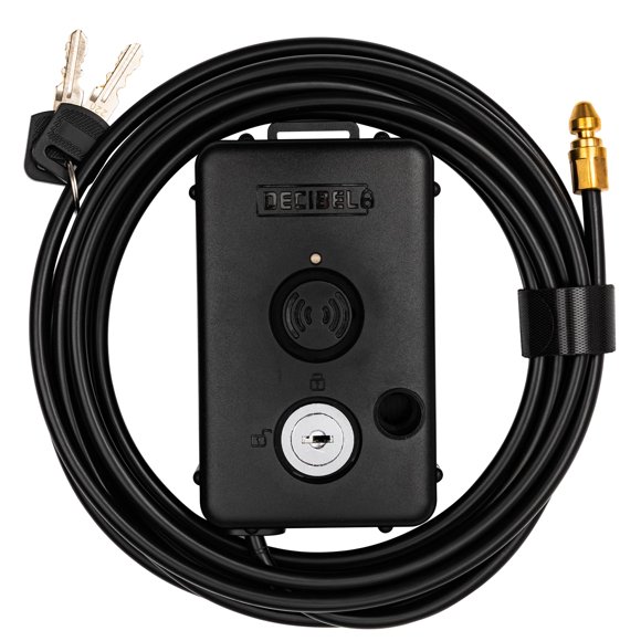 Decibel Câble Antivol 15 Pieds avec Alarme 100dB, Câble de Sécurité et Câble Antivol pour Vélo pour Équipement Extérieur et Outils Électriques