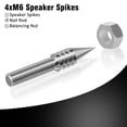 thumbnail image 4 of Altavoz Spikes Monosaudio, 4 unidades, HiFi, antivibración, color plateado, 4 of 7