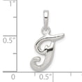 thumbnail image 3 of 925 Sterling Silver Dainty Letter T Initiale Nom Monogramme Collier Pendentif Pendentif, 3 of 8