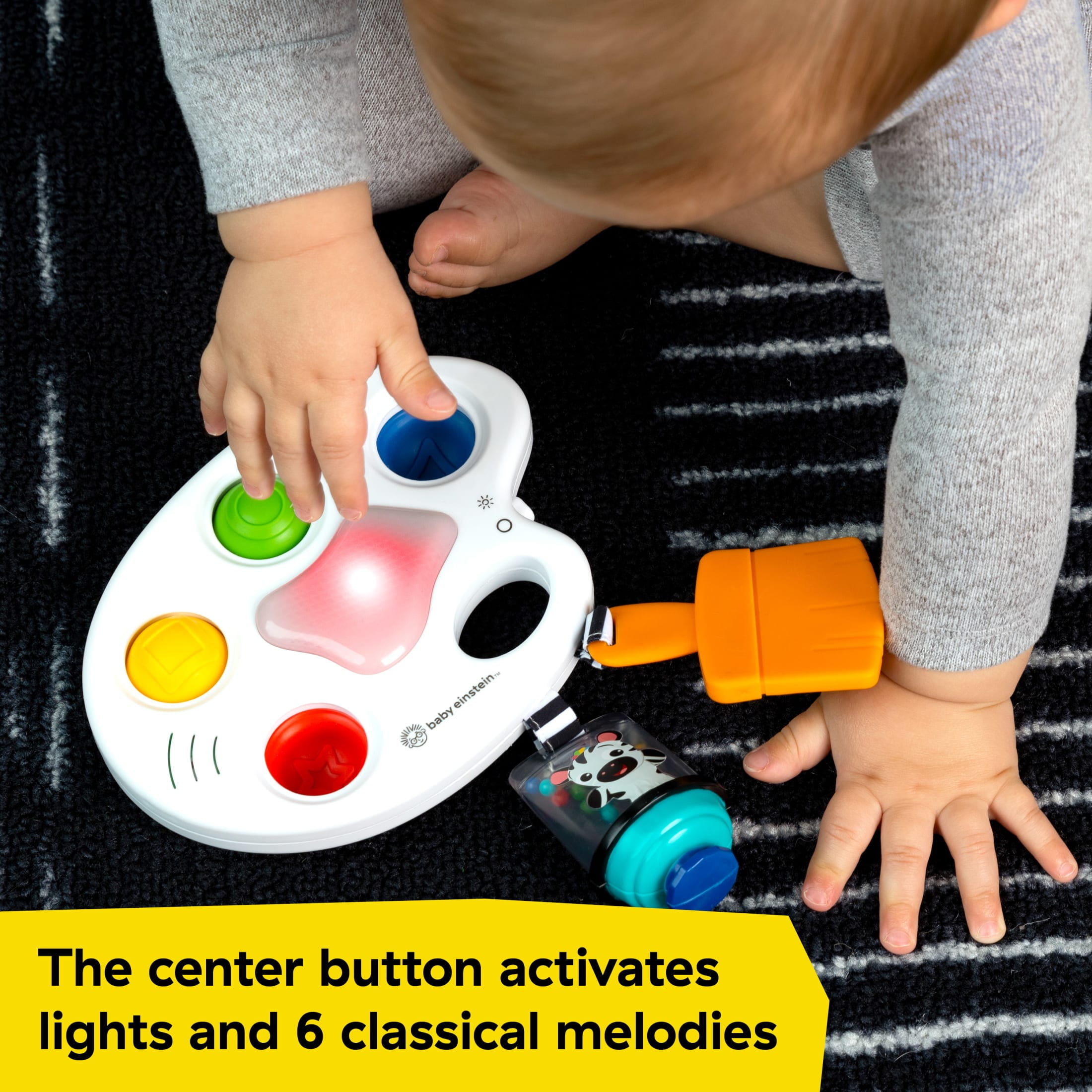 Baby Einstein Color Palette Popper Sensory Toy, Ages 6+ months