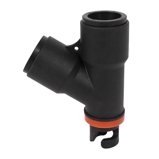 Adaptador De Válvula De Aire Para Barco Inflable, Conector Adaptador De Bomba De Aire De Doble Cabezal, Color Negro Sunnimix Adaptador de válvula de bomba de aire