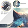 thumbnail image 2 of Wolf Fire Eyes Dish Drying Mat for Kitchen Counter, Ultra Absorbent Reversible Microfiber Dishes Drying Rack Pad Heat-resistant Mats 18x24in Home Decor, 2 of 7