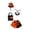 Yellow, variant on LOWLHOME Halloween Porch Gander Outfit Set, Pumpkin Attire Witch Hat Yard Gander Clothes, Hat & Cloak for 17-23 Inch Cement Lawn Goose Statues, Weather-Resistant Outdoor Party Decoration(White)