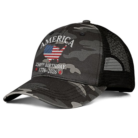 250 Anniversary USA Hat 250 Anniversary USA Cap Adjustable Patriotic Hat Baseball Caps