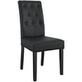 thumbnail image 2 of Modway Confer Dining Vinyl Side Chair in Black, 2 of 4